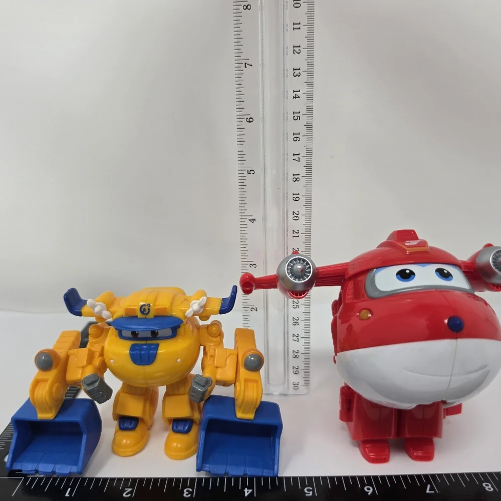 Super Wings Jett Airplane Plane Red White FLAW: MISSING ARMS